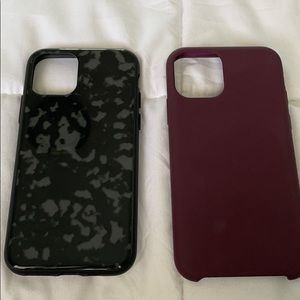 2 iPhone cases. Fits iPhone X/XS and iPhone 11 Pro